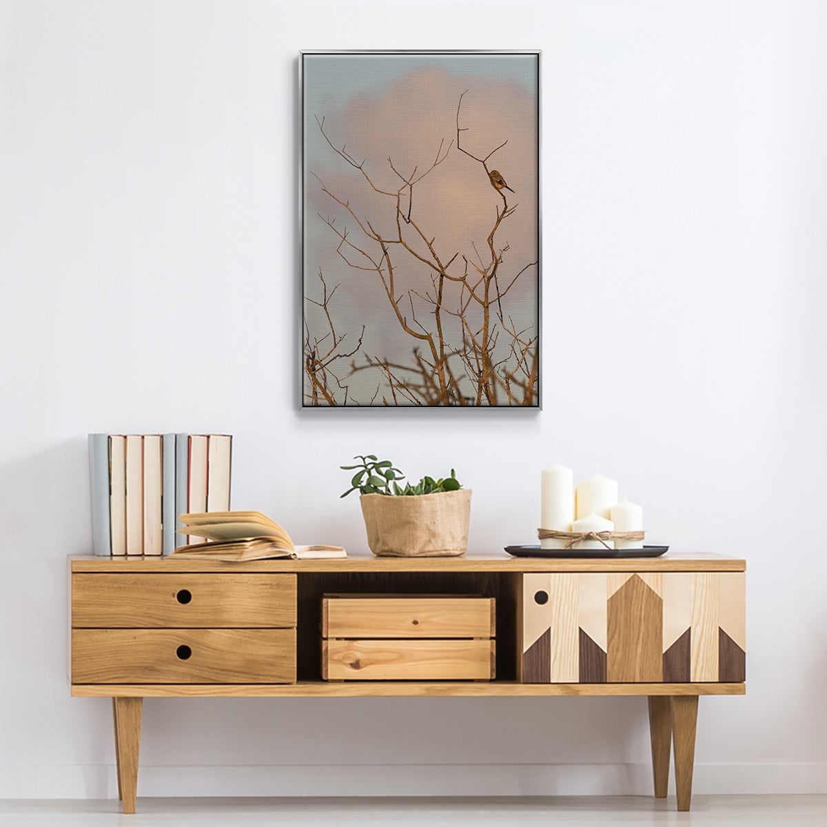 At Dawn - Floater Framed Canvas Print