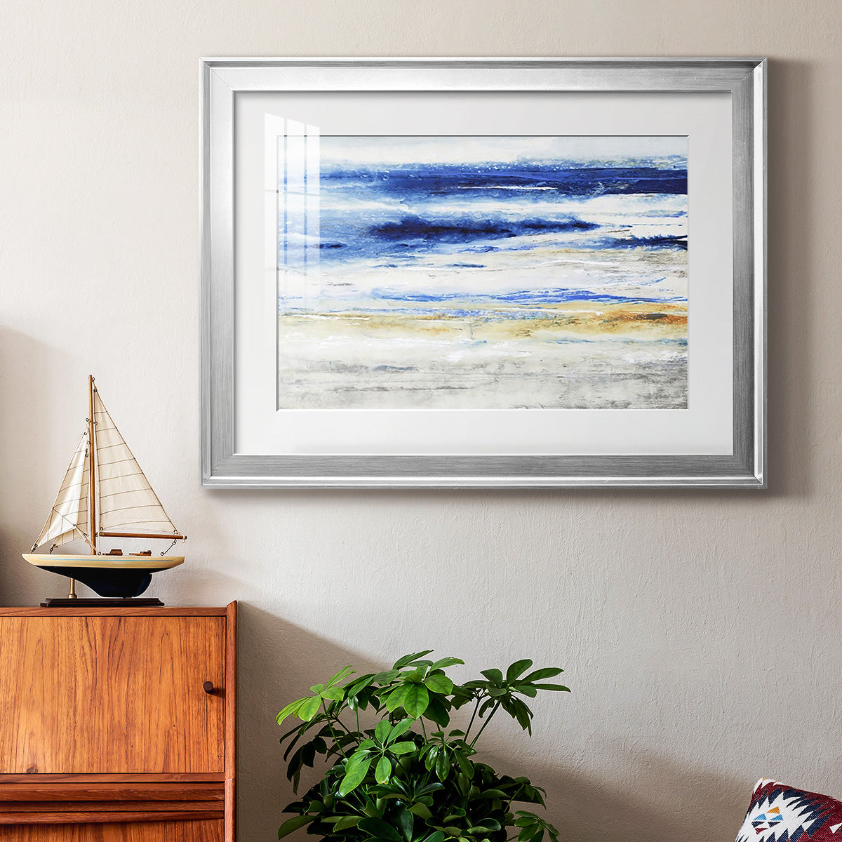 Choppy Seas I Premium Framed Print - Ready to Hang