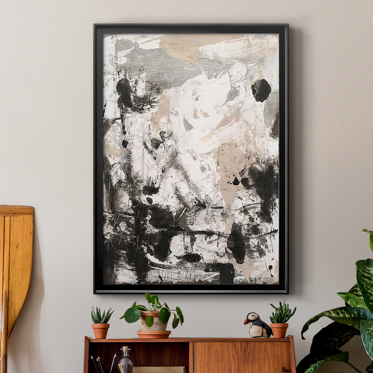 Disarray I - Modern Framed Canvas Print