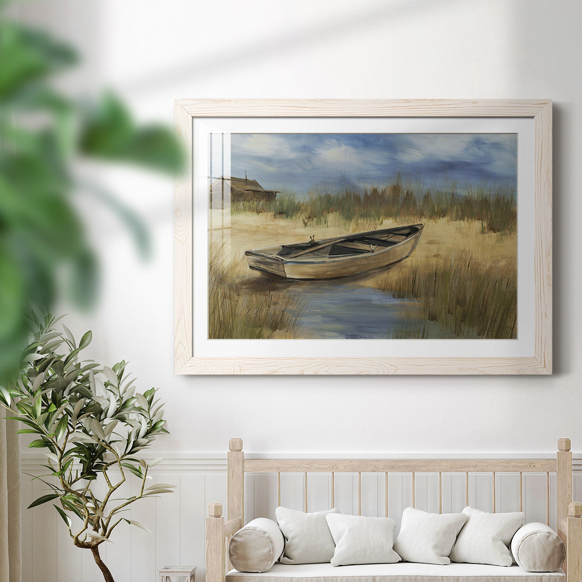 Fisherman's Friend - Barnwood Framed Art Print