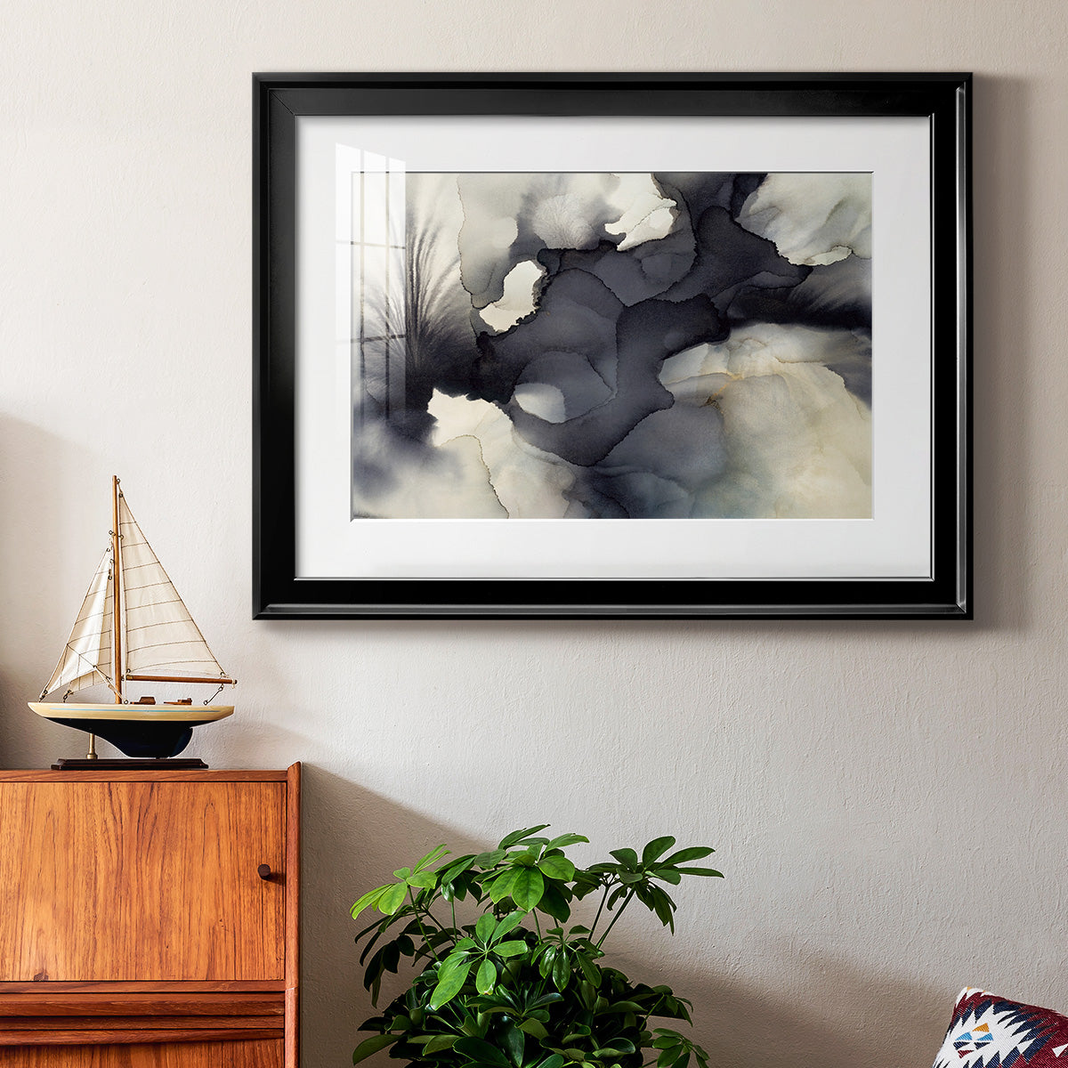 Sound & Color - Modern Framed Art Print