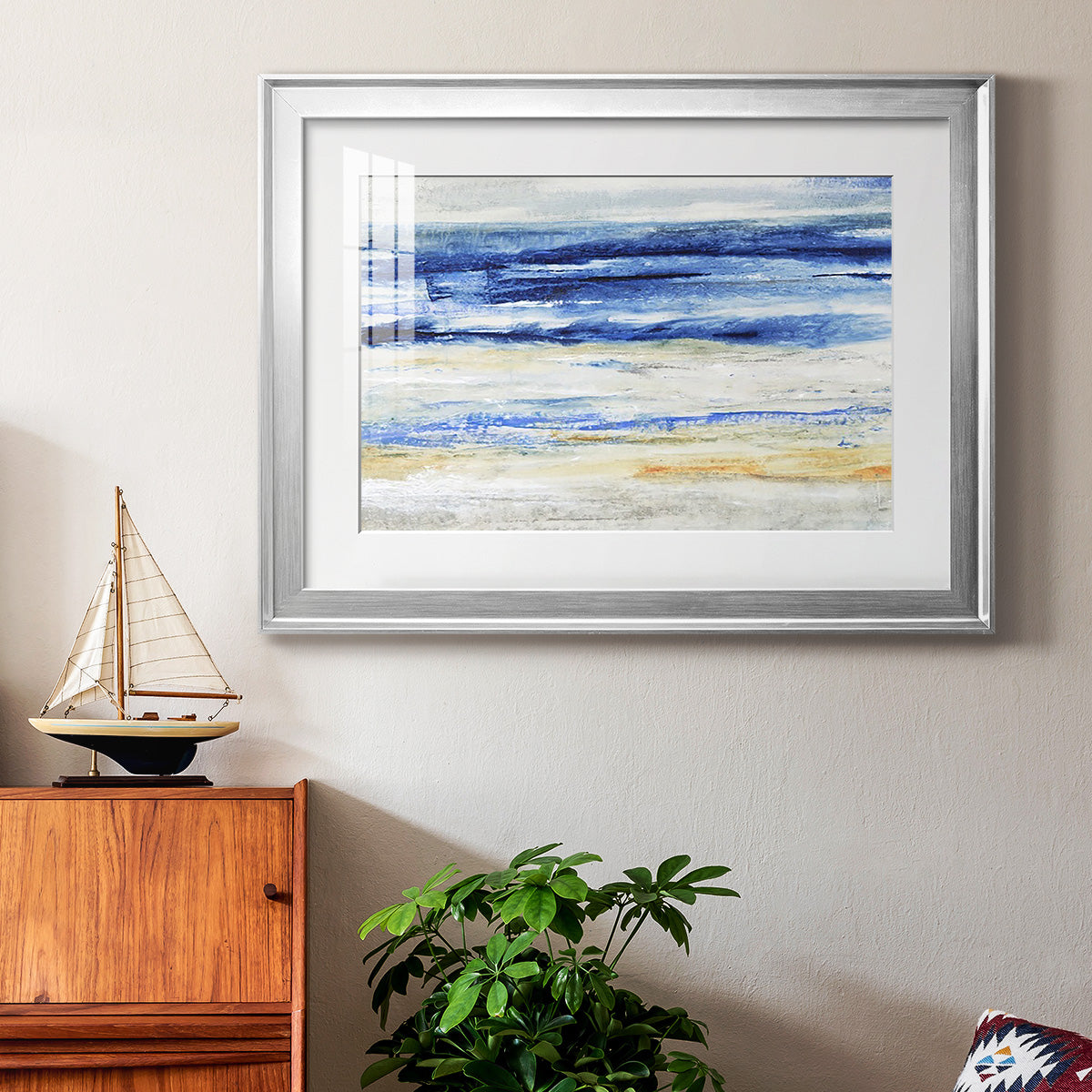 Choppy Seas II Premium Framed Print - Ready to Hang