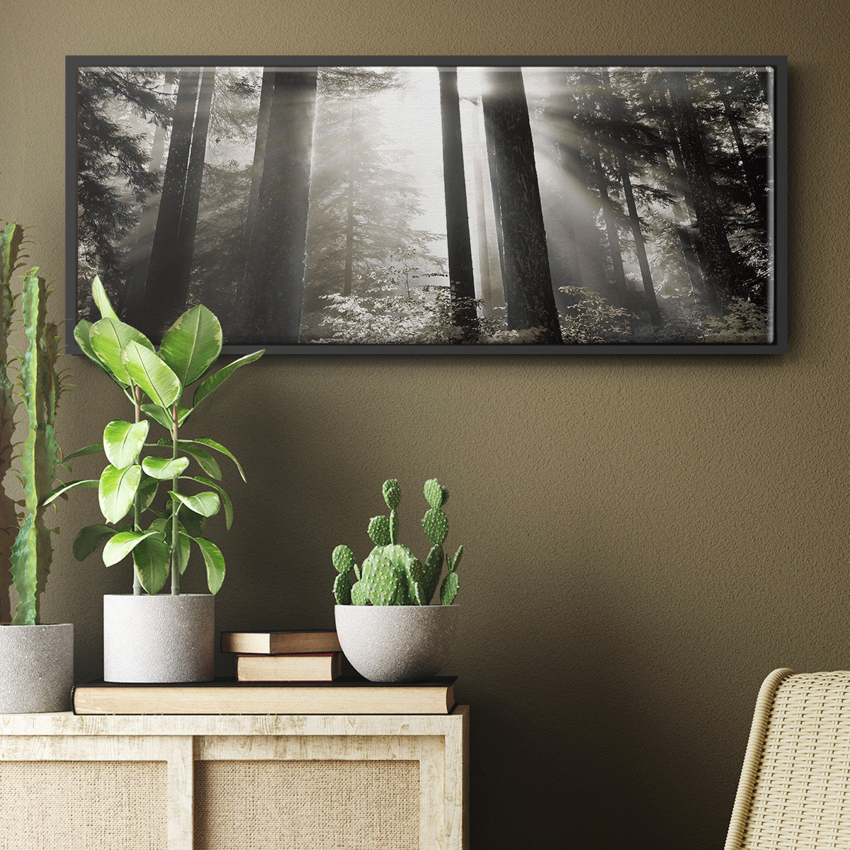 Morning Light - Floater Framed Canvas Print