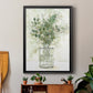 Delicate Greenery I - Modern Framed Canvas Print