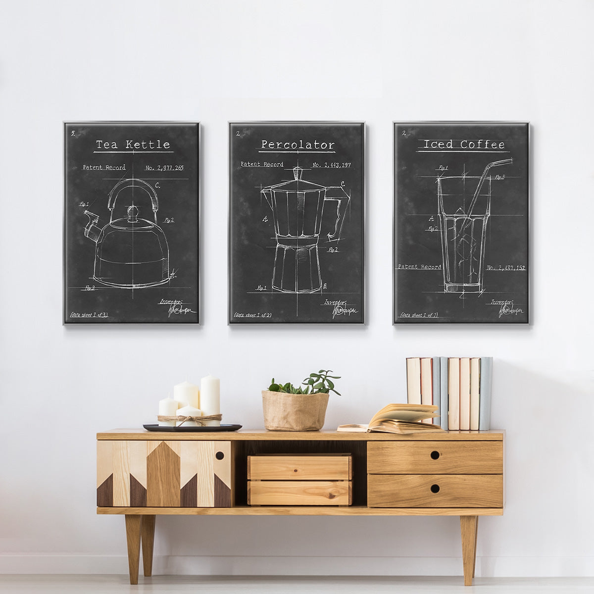 Morning Routine IV - Floater Framed Canvas Set