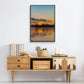 Molten Gold - Floater Framed Canvas Print