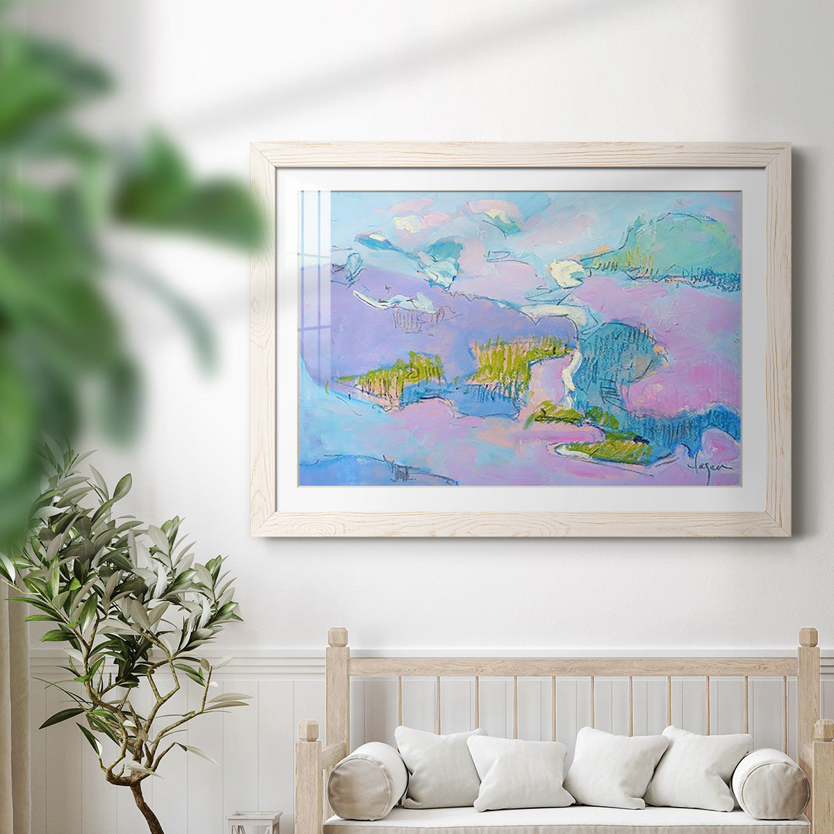 Come to My Window - Barnwood Framed Art Print