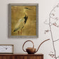 Gold Crane at Dusk I - Premium Canvas Framed in Barnwood - Ready to Hang