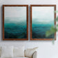 Drifting Sea I - Premium Framed Canvas 2 Piece Set - Ready to Hang