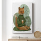 Latte Fox in Sweater Premium Gallery Wrapped Canvas - Ready to Hang