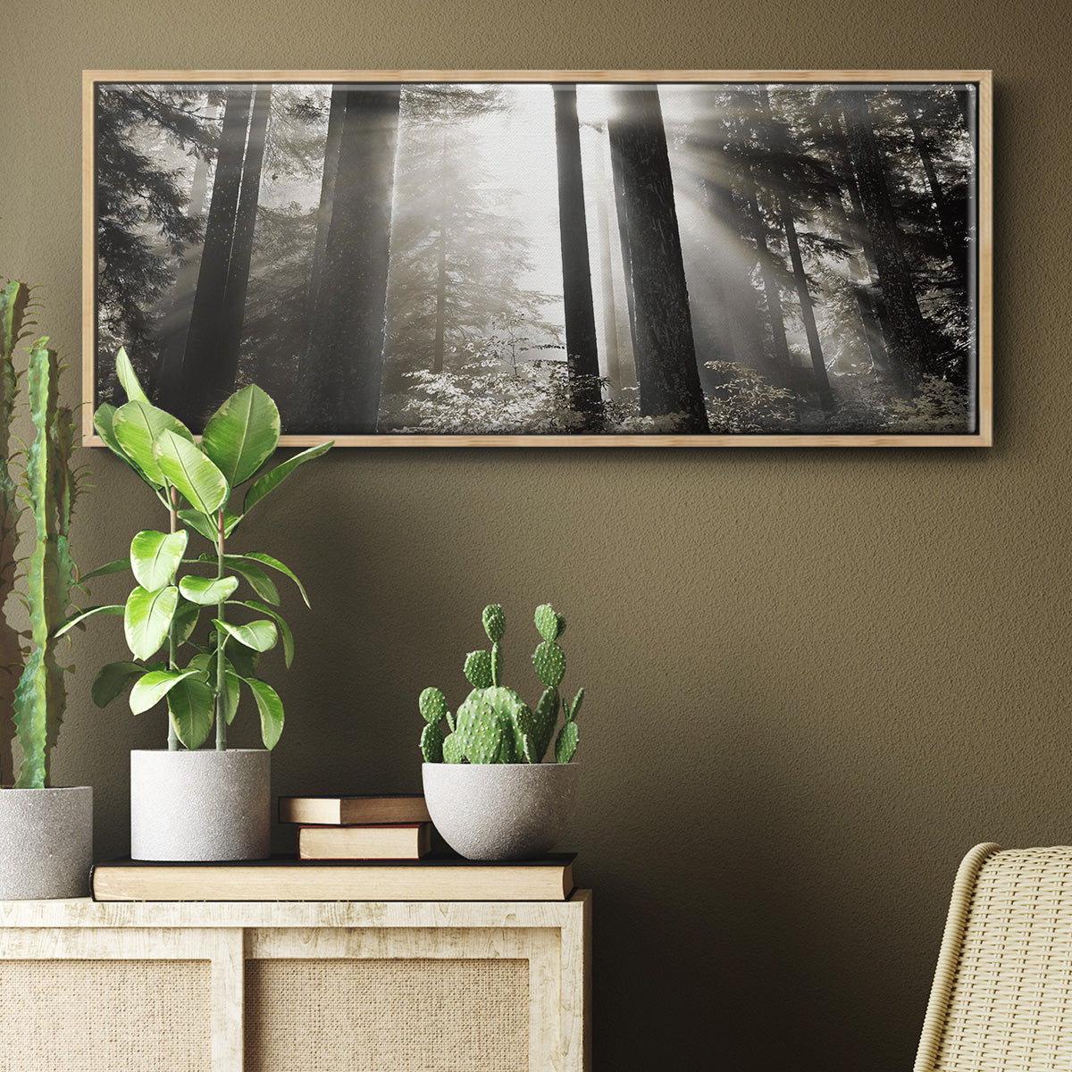 Morning Light - Floater Framed Canvas Print