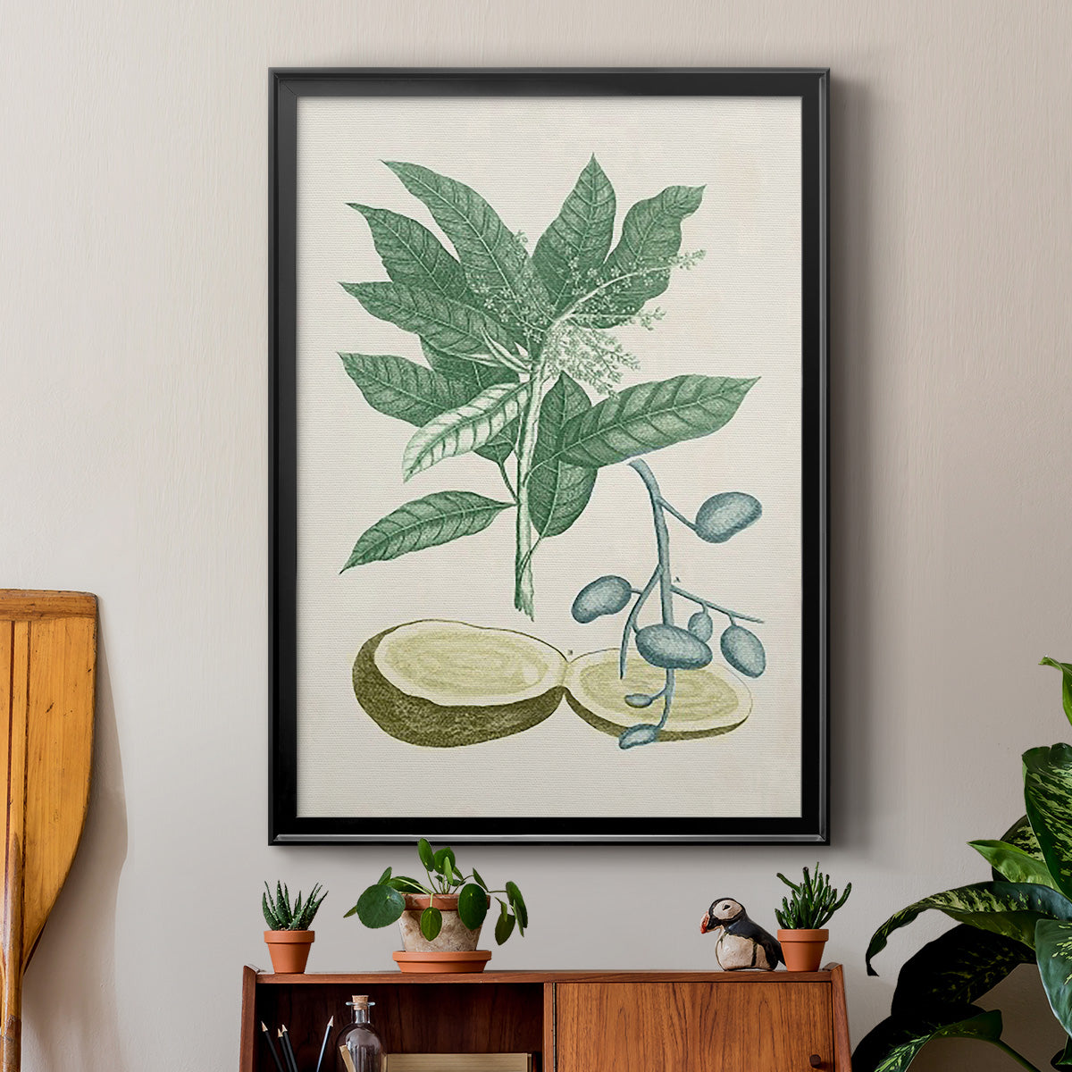 Buchoz Tropicals IV - Modern Framed Canvas Print