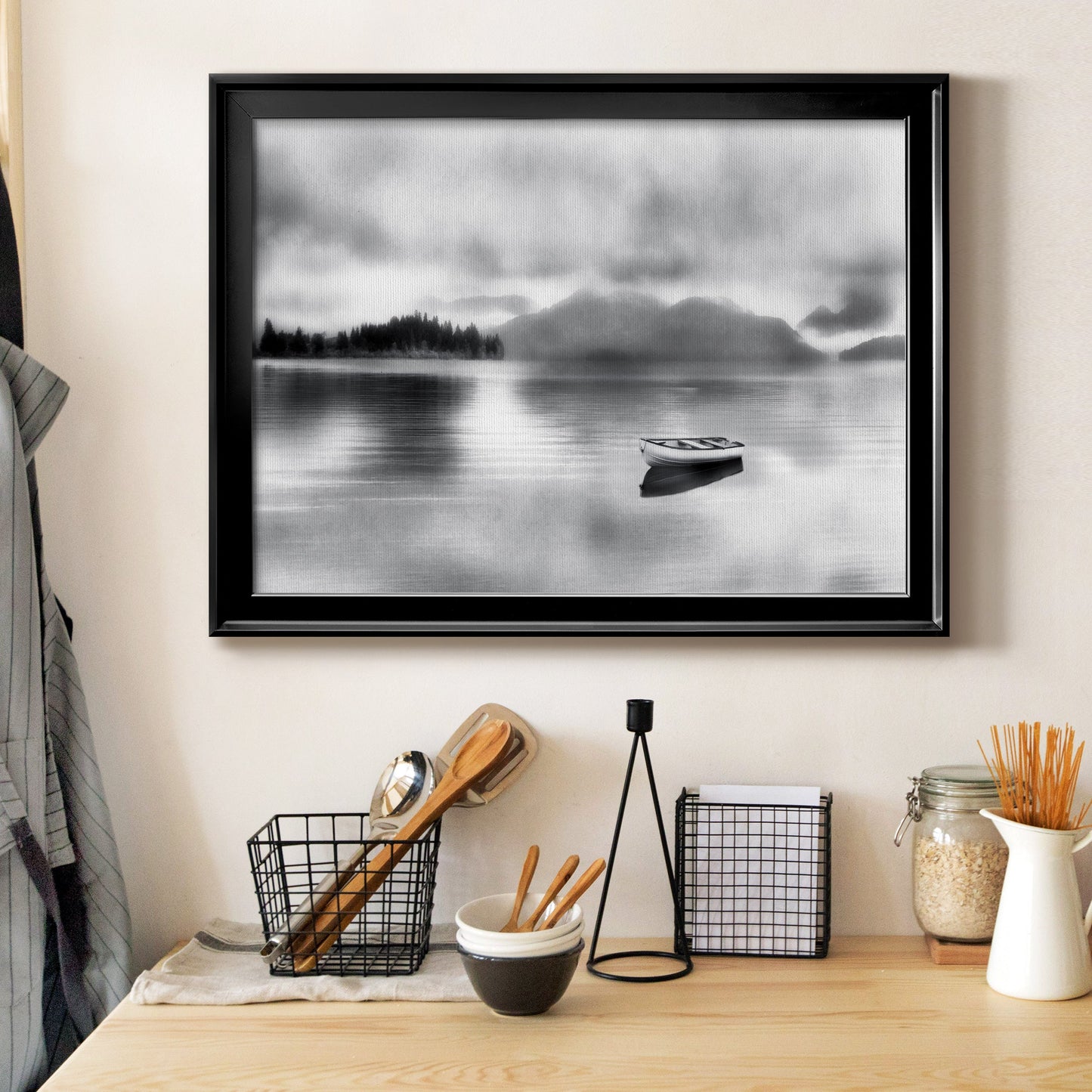 Mystic Moment - Modern Framed Canvas Print