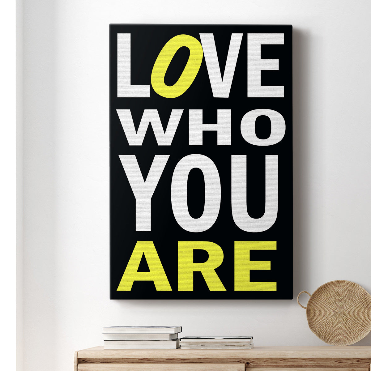 Love Who You Are Premium Gallery Wrapped Canvas - Ready to Hang