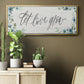 Let Love Grow - Floater Framed Canvas Print