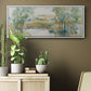 Trees on the Creek I - Floater Framed Canvas Print