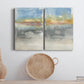 High Desert Sunset I Premium Gallery Wrapped Canvas - Ready to Hang - Set of 2 - 8 x 12 Each