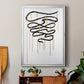 Weeping Ribbon I - Modern Framed Canvas Print