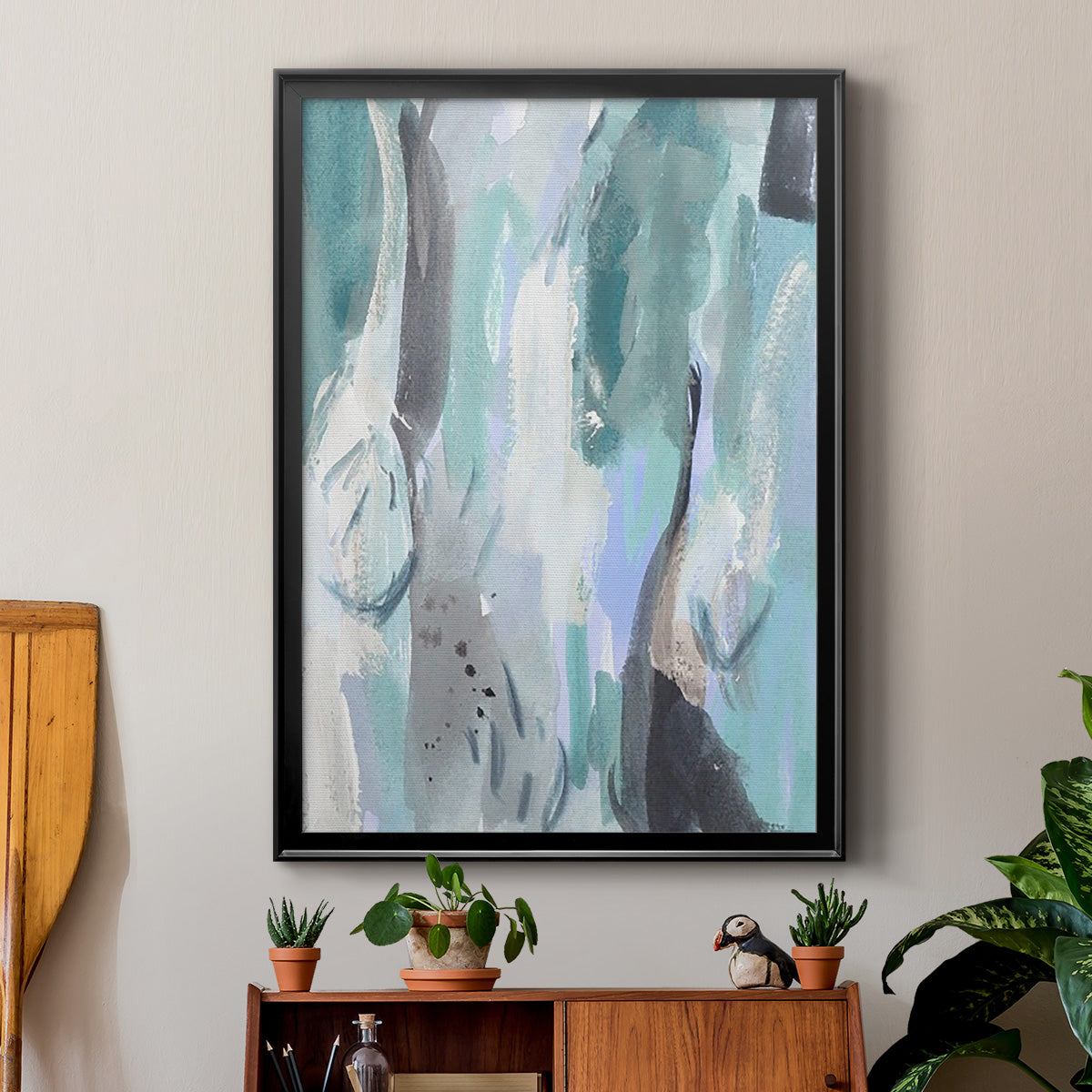 Ocean Crush I - Modern Framed Canvas Print