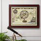 Nautical Map I Premium Framed Canvas- Ready to Hang