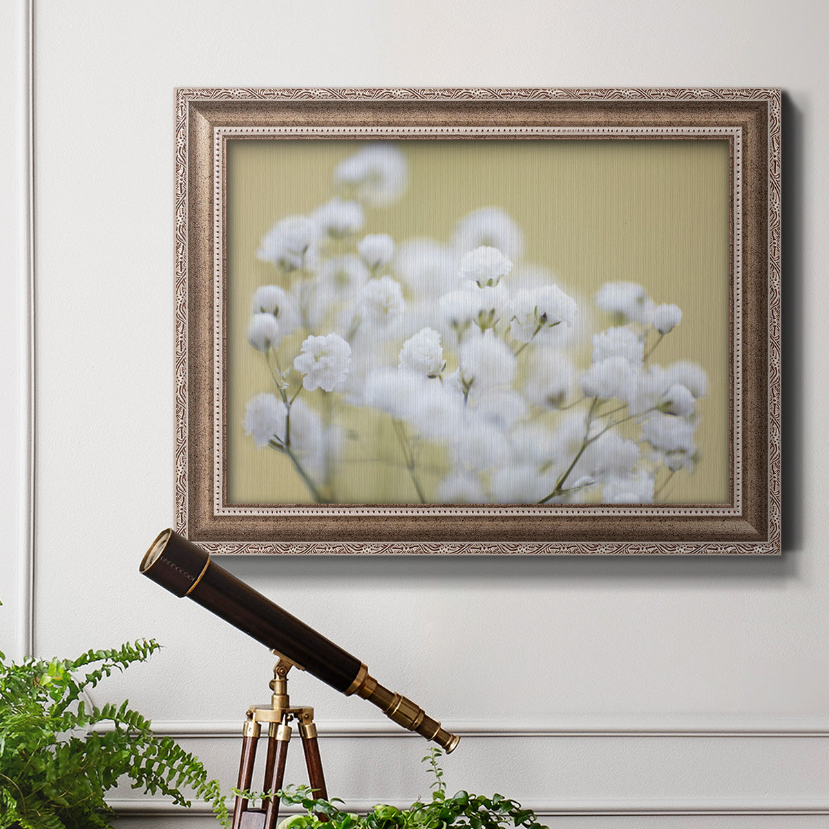 Baby's Breath Study III Premium Framed Canvas- Ready to Hang