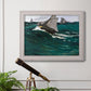 The Green Wave - Ornate Framed Canvas Print