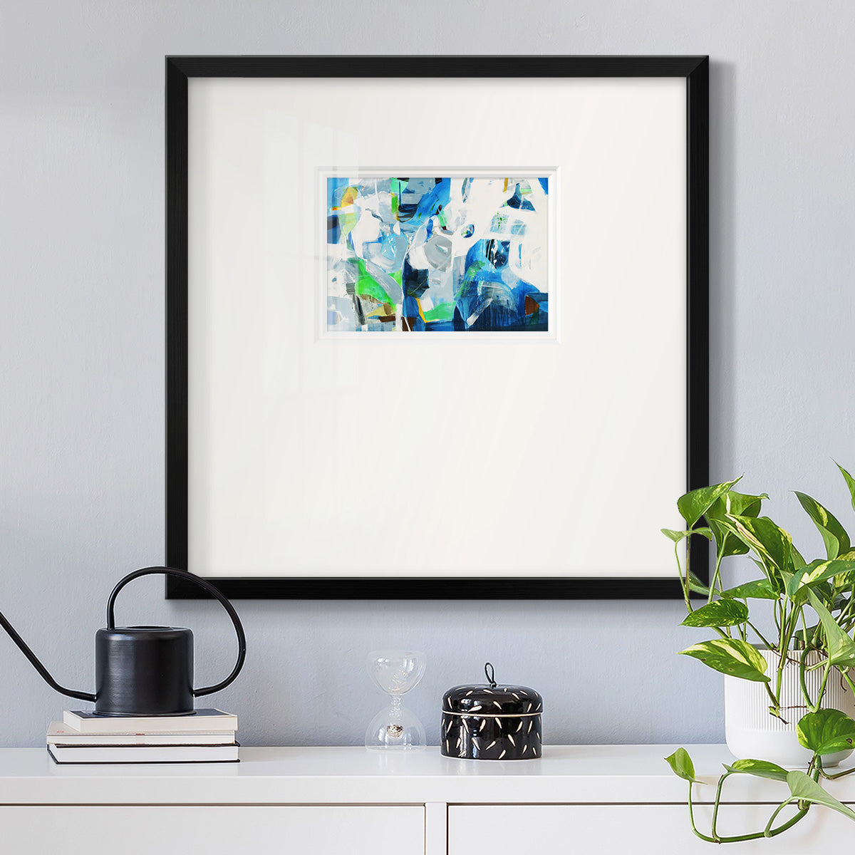 Down the Rapids Premium Framed Print Double Matboard