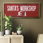 Santa's Workshop - Floater Framed Canvas Print