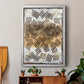 Raffia Palm II - Modern Framed Canvas Print