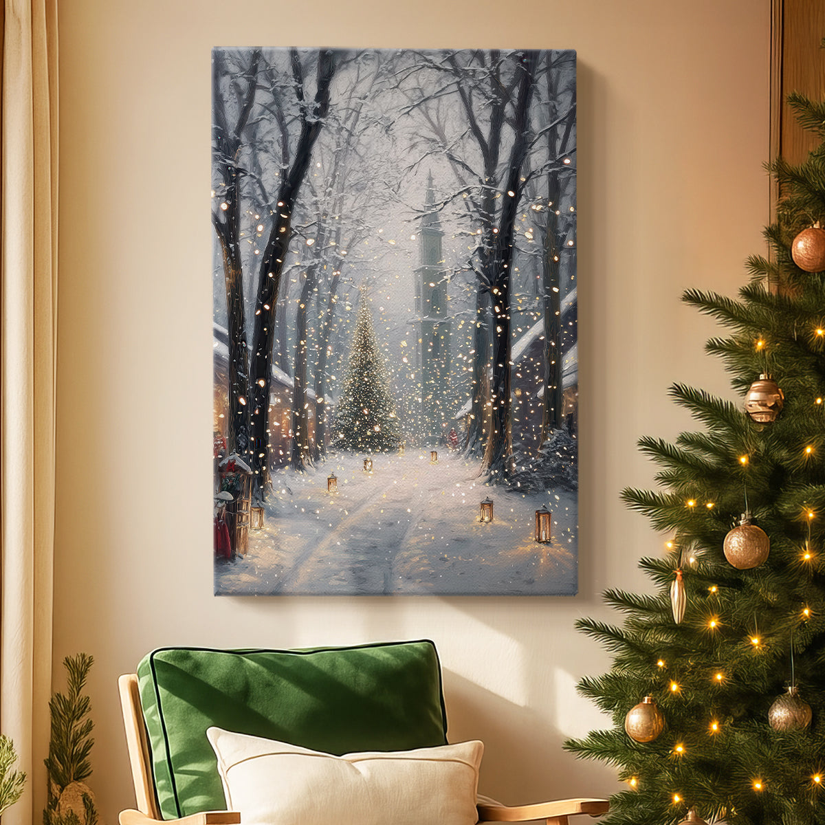 Chalk Serenade - Canvas Art Print