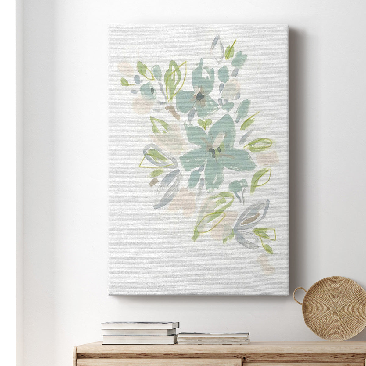 Seafoam Petals IV - Canvas Art Print