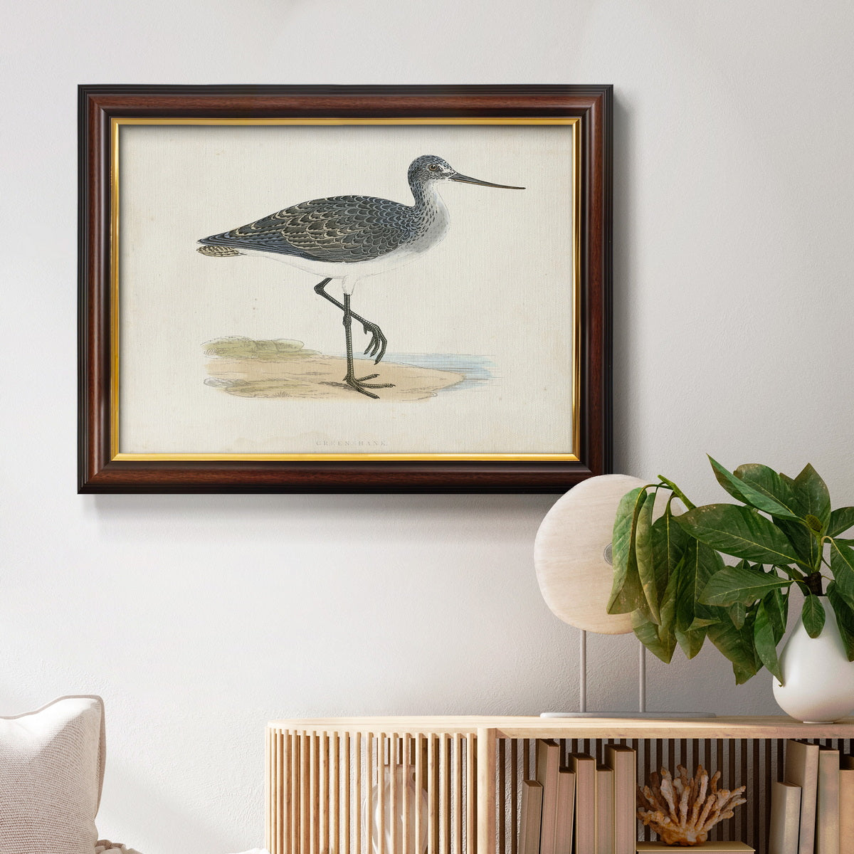 Morris Sandpipers III Premium Framed Canvas- Ready to Hang