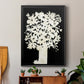 Floral Silhouette - Modern Framed Canvas Print