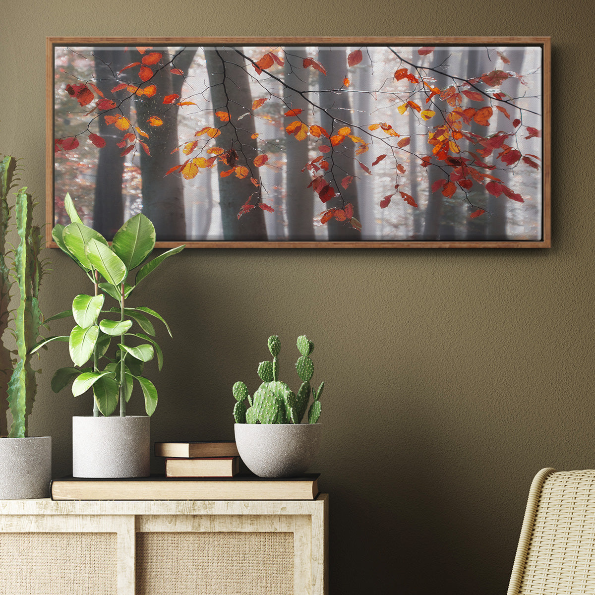 Falling Moments - Floater Framed Canvas Print