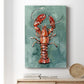 Aquatic Lobster II Premium Gallery Wrapped Canvas - Ready to Hang