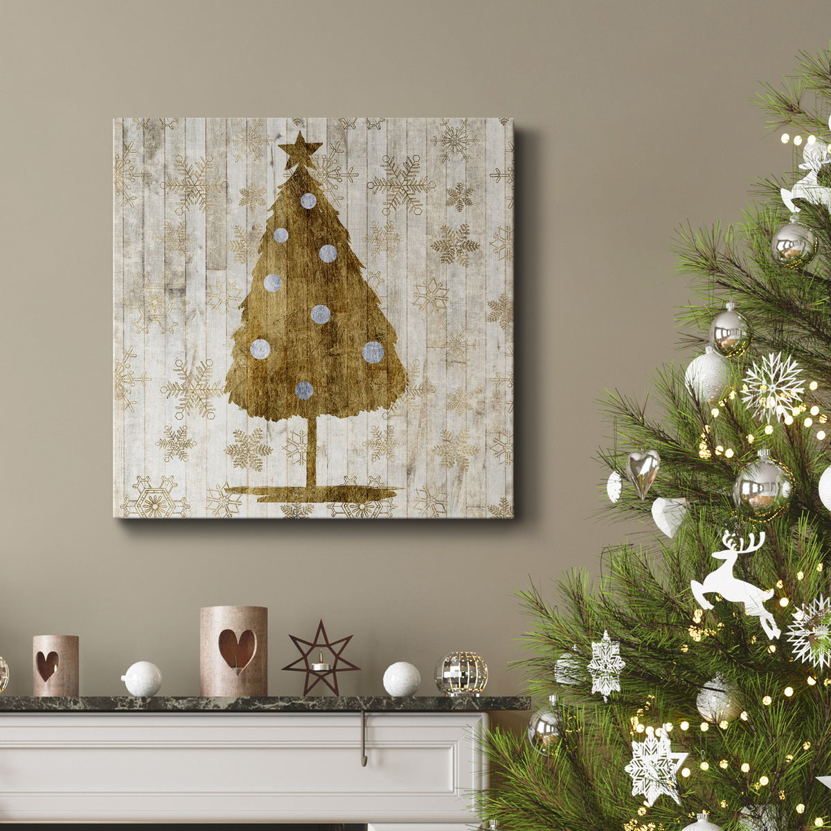 Sophisticated Christmas I-Premium Gallery Wrapped Canvas - Ready to Hang