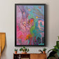 My Pink House - Modern Framed Canvas Print