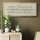 Manuscript Sampler III - Floater Framed Canvas Print