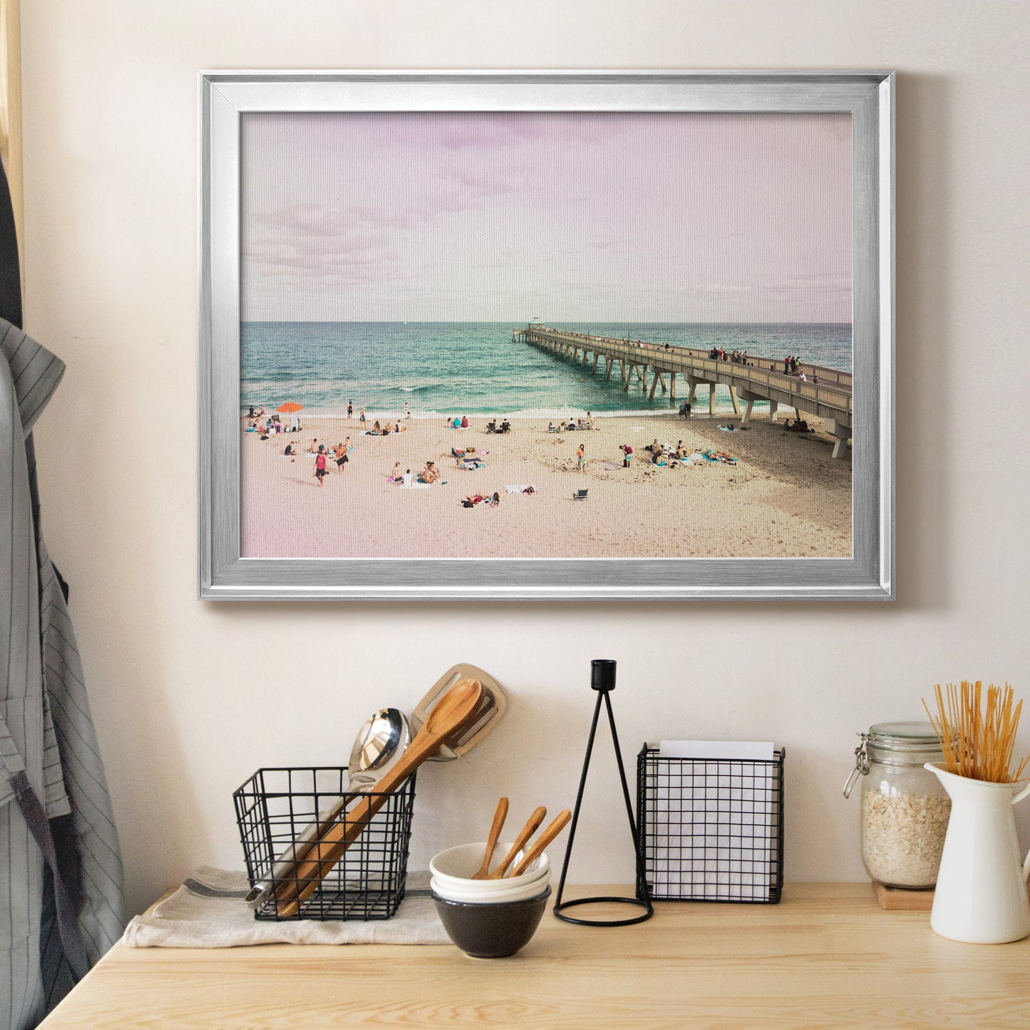 Deerfield Beach Premium Classic Framed Canvas - Ready to Hang