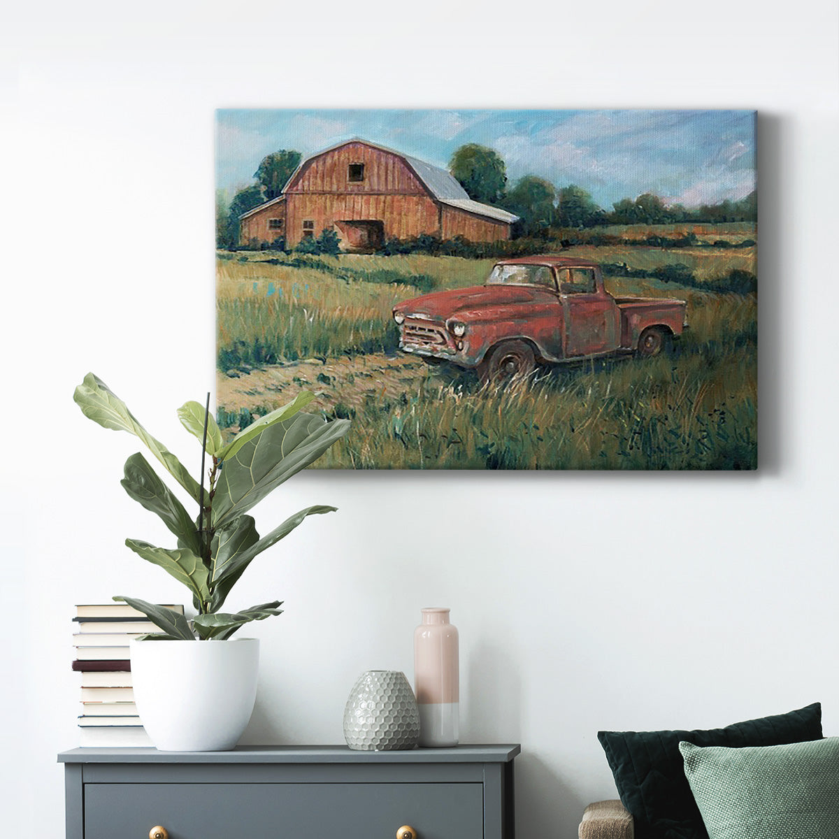 Rusting Away I Premium Gallery Wrapped Canvas - Ready to Hang