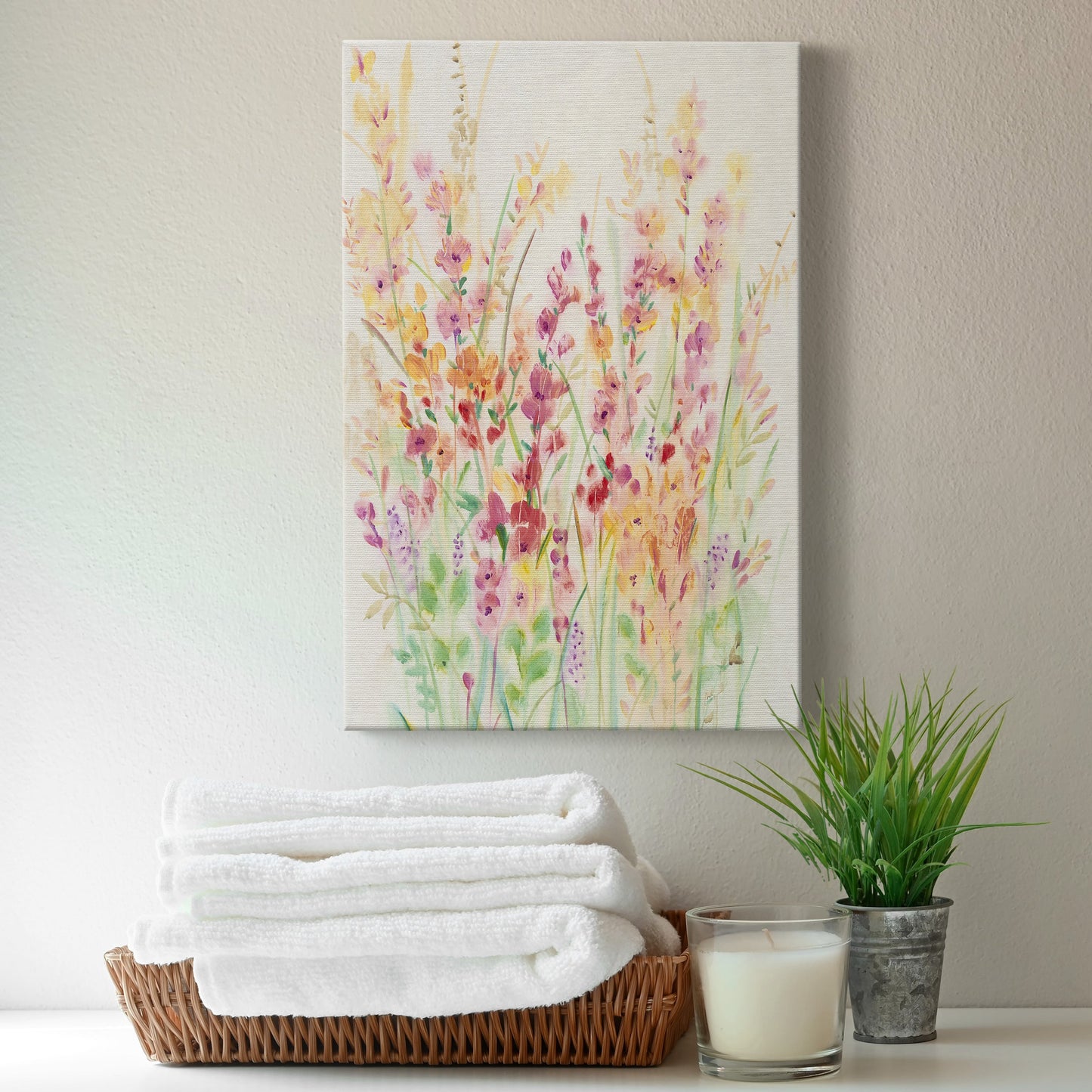 Brilliant Floral I Premium Gallery Wrapped Canvas - Ready to Hang