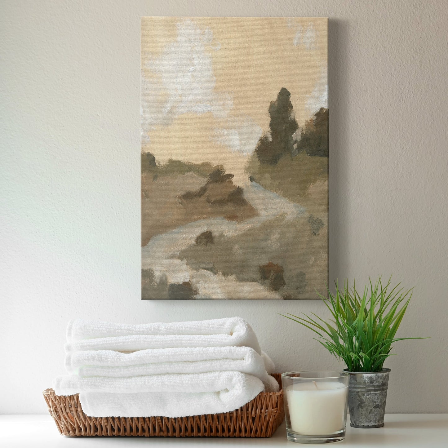 Hillside Walking Path I Premium Gallery Wrapped Canvas - Ready to Hang