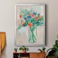 Painterly Soft Bouquet II - Modern Framed Canvas Print