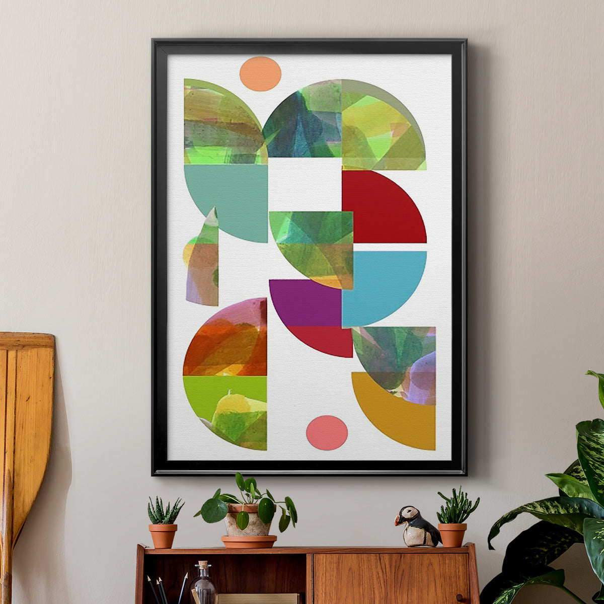 Dorset Shapes I - Modern Framed Canvas Print