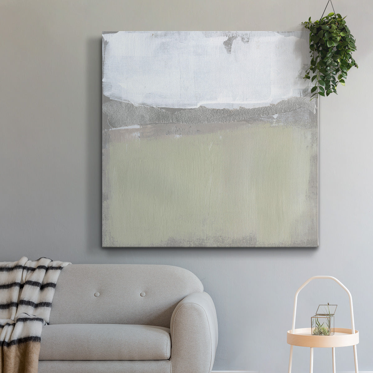 Silver Ribbon Horizon I - Canvas Art Print