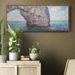 The Manneport at High Tide, 1885 - Floater Framed Canvas Print