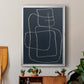 Shapes and Night Sky II - Modern Framed Canvas Print