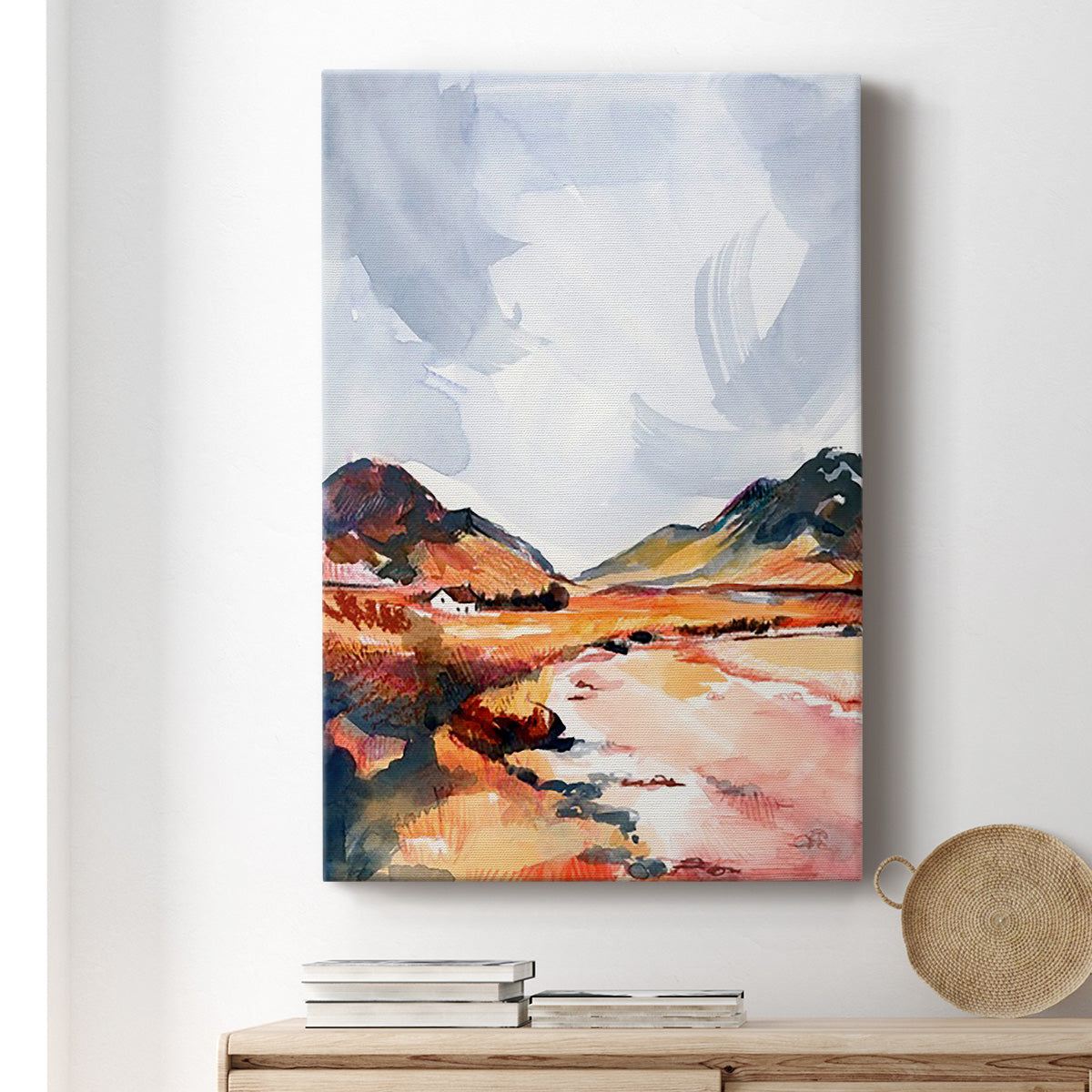 Chromatic Landscapes II Premium Gallery Wrapped Canvas - Ready to Hang