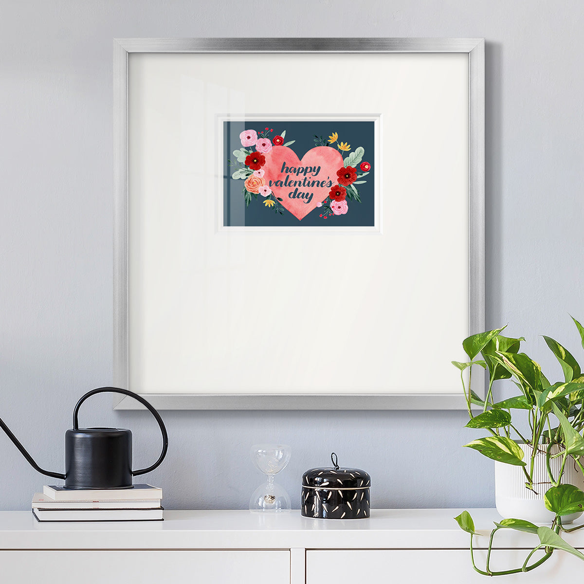 Sweet Hearts Collection A Premium Framed Print Double Matboard