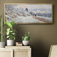 The Road to Vétheuil, Snow Effect, 1879 - Floater Framed Canvas Print